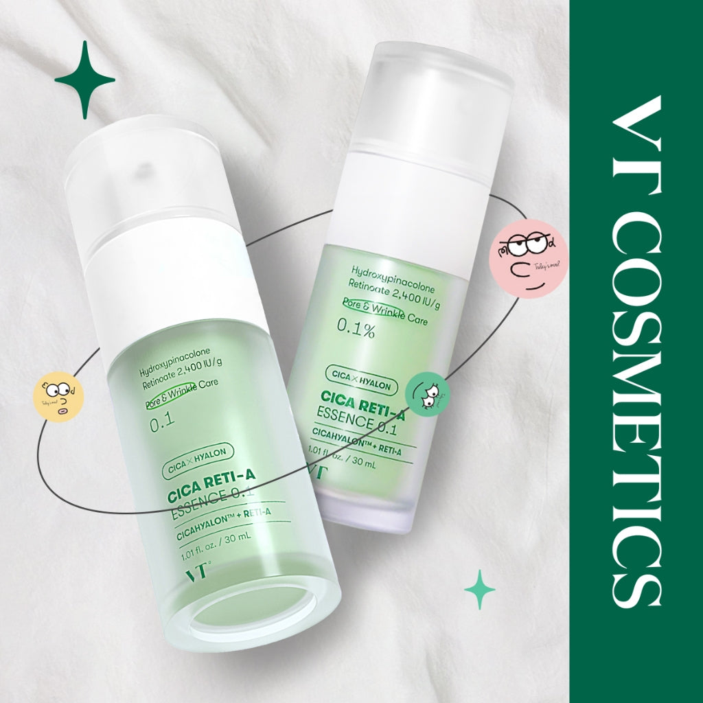 VT COSMETICS Эссенция для лица Cica Reti-A Essence 0.1, 30 мл