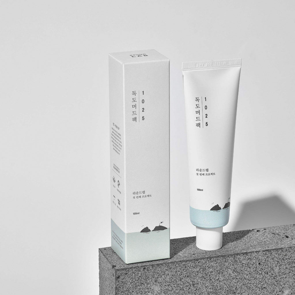 ROUND LAB Очищающая маска 1025 Dokdo Mud, 100 мл