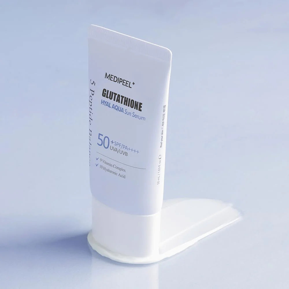 MEDIPEEL Солнцезащитнaя cыворотка Glutathione Hyal Aqua SPF 50+ PA++++, 50 мл