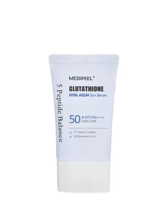 MEDIPEEL Солнцезащитнaя cыворотка Glutathione Hyal Aqua SPF 50+ PA++++, 50 мл