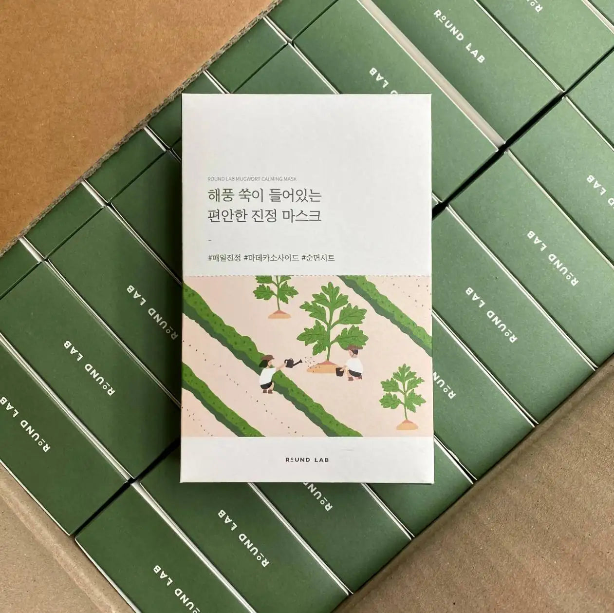 ROUND LAB Тканевая маска Mugwort, 1 шт