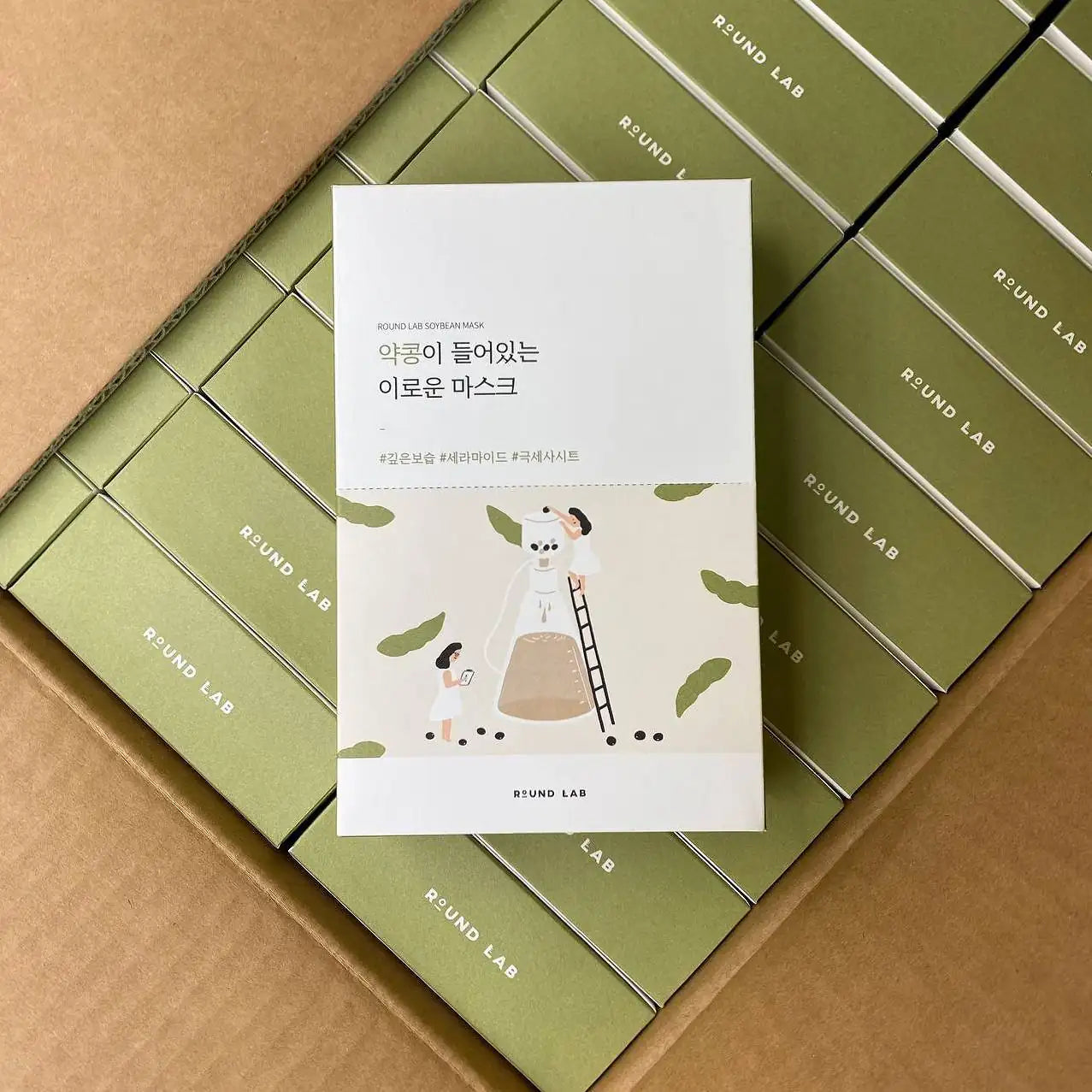 ROUND LAB Питательная тканевая маска Soybean, 1 шт