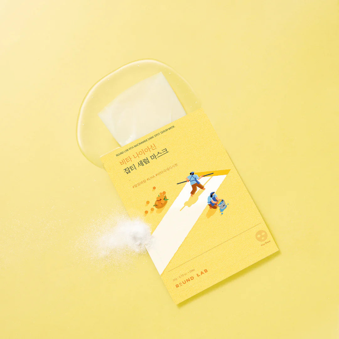 ROUND LAB Осветляющая тканевая маска Vita Niacinamide Dark Spot, 1 шт