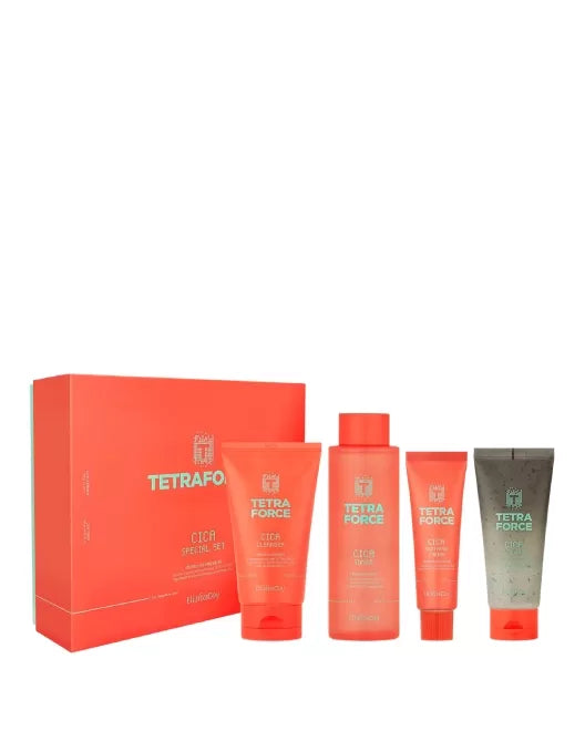 ElishaCoy Набор по уходу за проблемной кожей TetraForce Cica, 4 шт