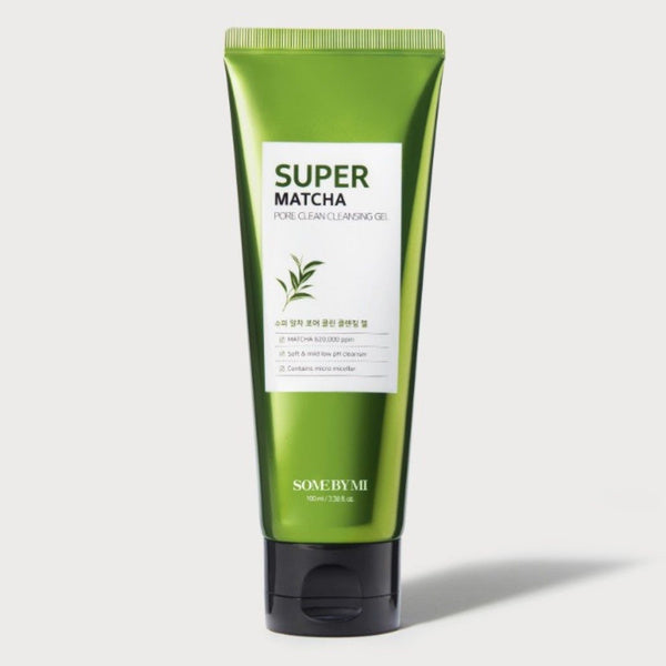 SOME BY MI Гель для умывания с чаем матча Super Matcha Pore Clean Cleansing Gel, 100 мл