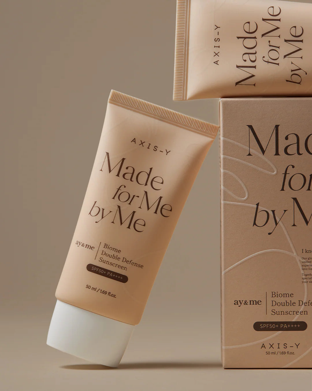 AXIS-Y Солнцезащитный крем Biome Double Defense SPF50+PA++++, 50 мл