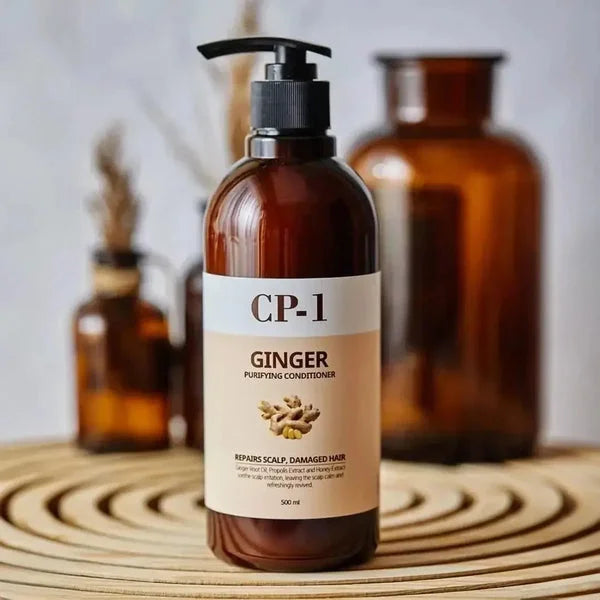 Восстанавливающий кондиционер для волос с корнем имбиря ESTHETIC HOUSE CP-1 Ginger Purifying Conditioner 500ml