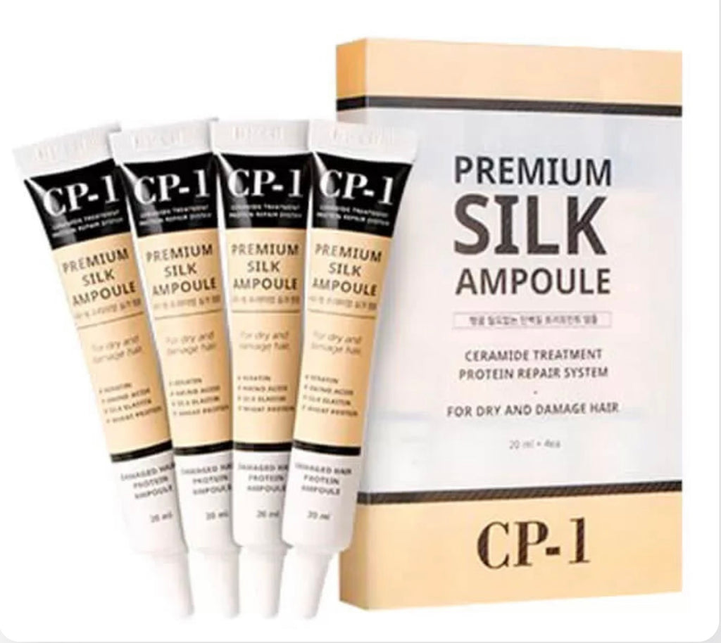 Сыворотка для волос с протеинами шёлка Esthetic House CP-1 SET Hair Serum SILK PROTEINS CP-1 Premium Silk Ampoule, 20ml*4pcs