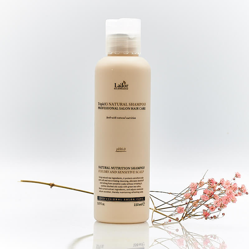 LADOR Шампунь для всех типов волос Triple X3 Natural, 150 мл