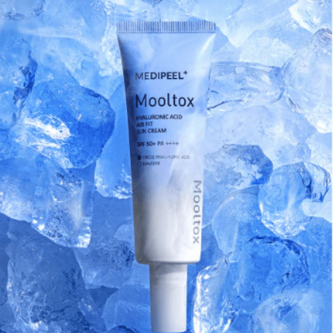 MEDIPEEL Солнцезащитный крем для лица Mooltox Hyaluronic Acid Air Fit SPF50+ PA++++, 50 г
