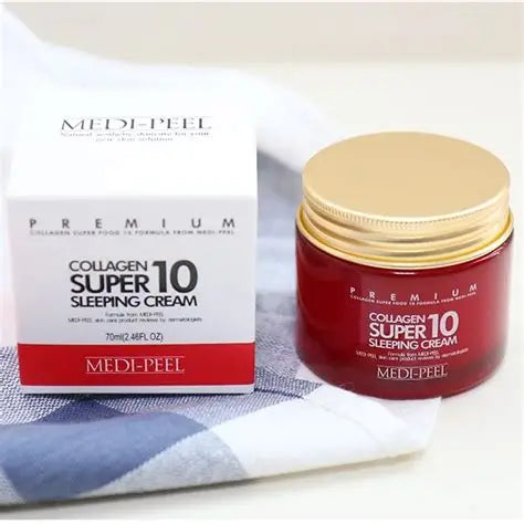 MEDIPEEL Омолаживающий ночной крем для лица Collagen Super 10, 70 мл