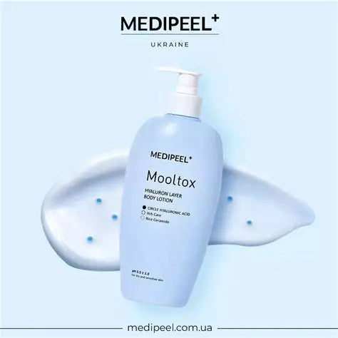MEDIPEEL Увлажняющий лосьон для тела Mooltox Hyaluron Layer, 400 мл