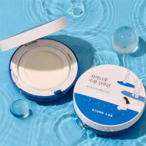 ROUND LAB Солнцезащитный крем-кушон Birch Juice SPF50+ PA++++, 15 г