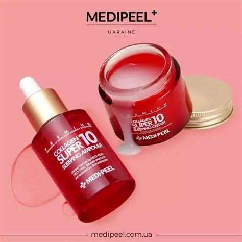 MEDIPEEL Набор для лица Collagen Super 10 Sleeping Care, 2 шт