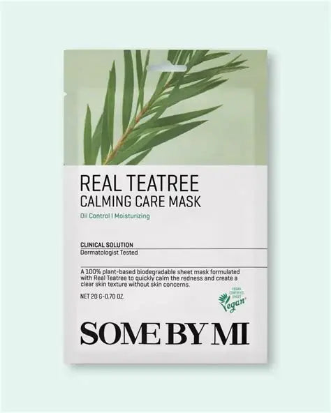 SOME BY MI Успокаивающая тканевая маска Real TeaTree, 1 шт