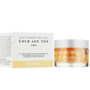 Антивозрастной капсульный крем с экстрактом золотого шелкопряда MEDI-PEEL Gold Age Tox Cream 50 ml