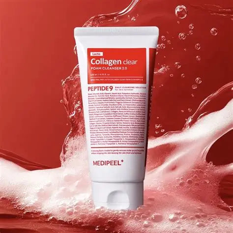 MEDIPEEL Пенка для умывания Lacto Collagen Clear 2.0