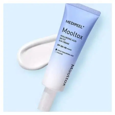 MEDIPEEL Солнцезащитный крем для лица Mooltox Hyaluronic Acid Air Fit SPF50+ PA++++, 50 г