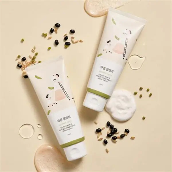 ROUND LAB Пенка-скраб для лица Soybean, 150 мл