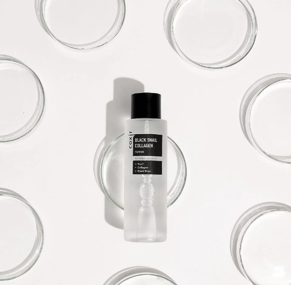 Coxir Омолаживающий тонер Black Snail Collagen, 150 мл