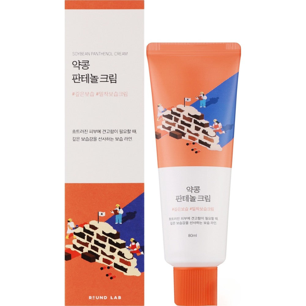 ROUND LAB Барьерный крем для лица Soybean Panthenol, 80 мл