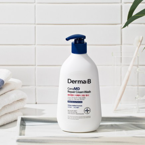 Derma:B Восстанавливающая кремовая пена для лица и тела CeraMD, 400 мл