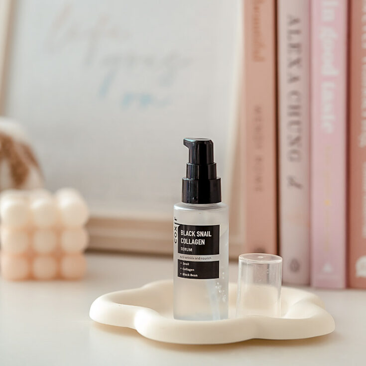 Coxir Антивозрастная сыворотка для лица Black Snail Collagen, 50 мл