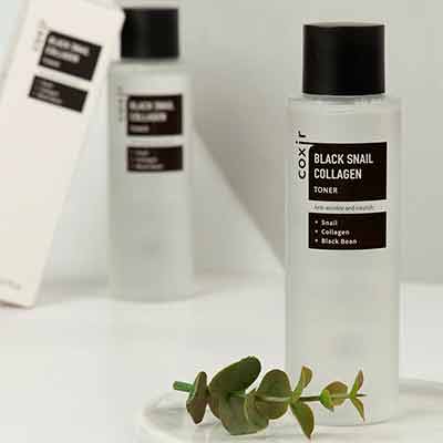 Coxir Омолаживающий тонер Black Snail Collagen, 150 мл