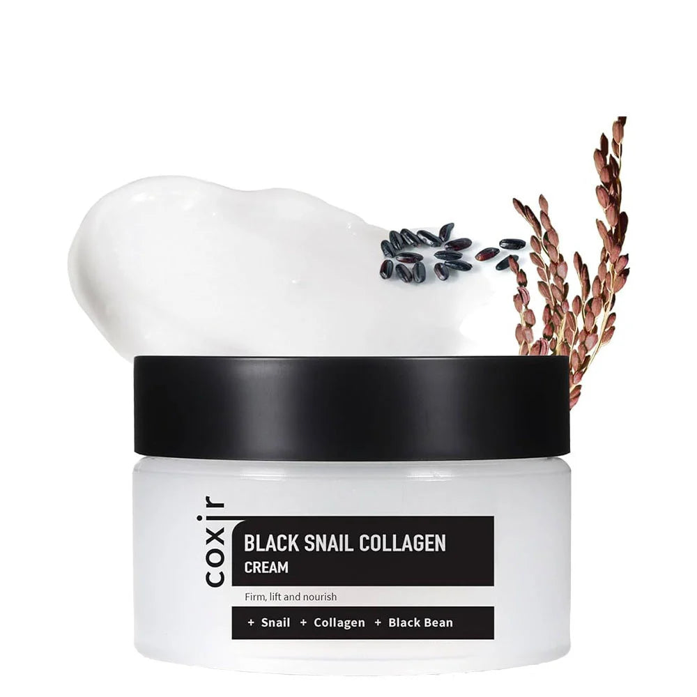 Coxir Антивозрастной крем для лица Black Snail Collagen, 50 мл