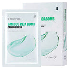 MEDIPEEL Успокаивающая тканевая маска Bamboo Cica Bomb Calming, 1 шт