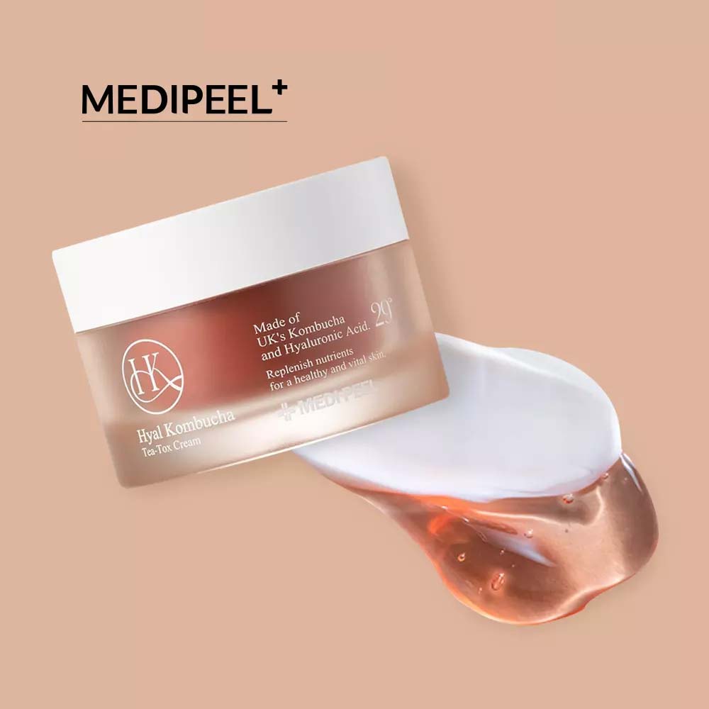 MEDIPEEL Двойной крем для лица Hyal Kombucha Tea-Tox, 50 мл
