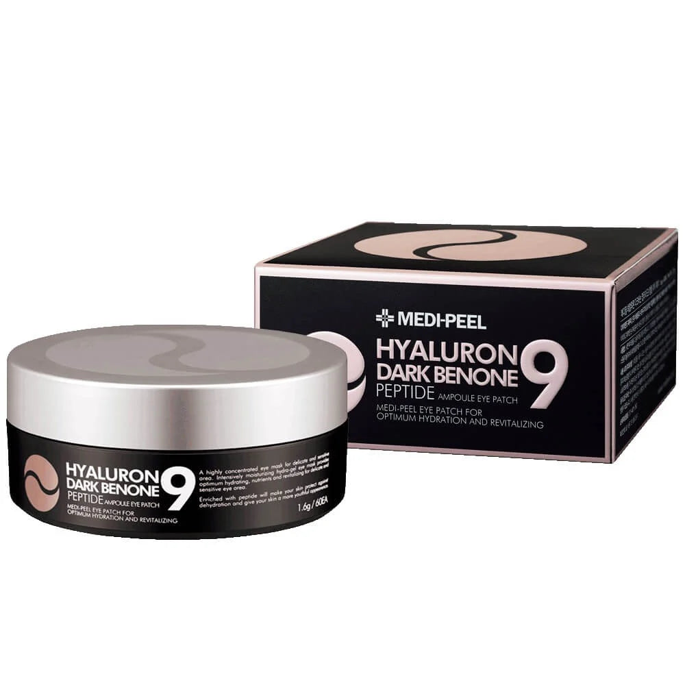 Осветляющие патчи с пептидами MEDI-PEEL Hyaluron Dark Benone Peptide 9 Ampoule Eye Patch