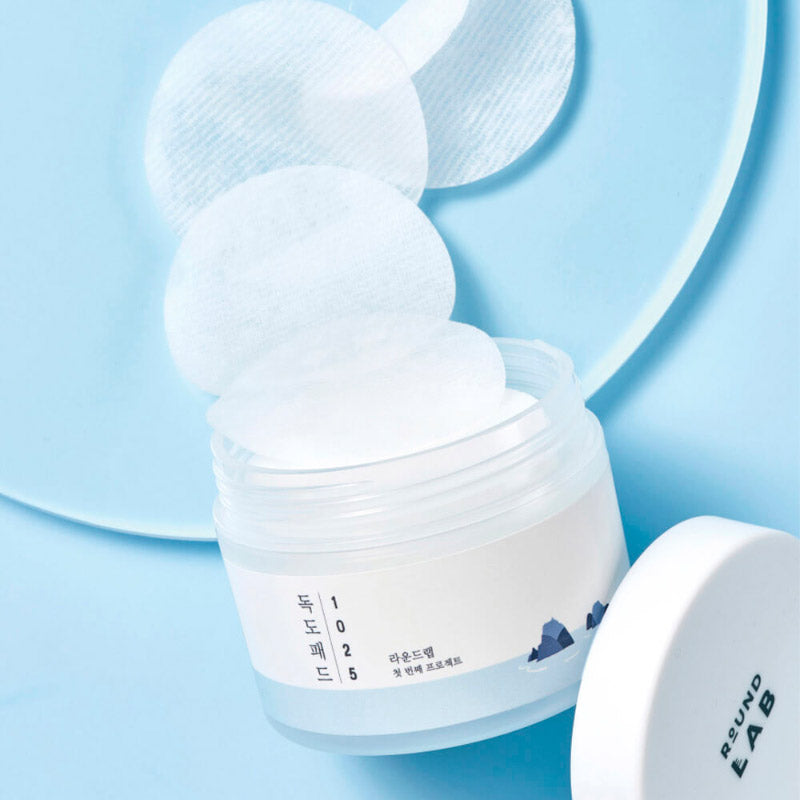 ROUND LAB Пэды для лица 1025 Dokdo, 70 шт