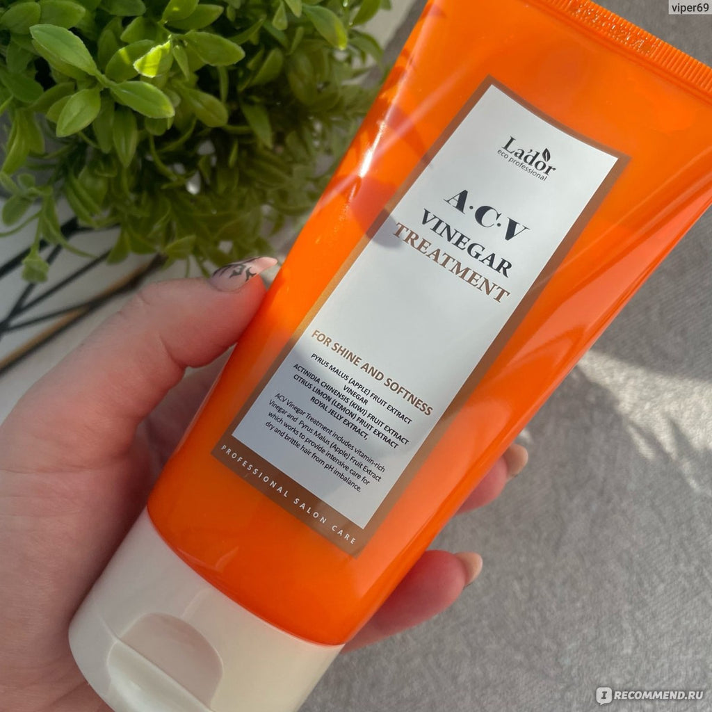 Маска с яблочным уксусом для блеска волос Lador ACV Vinegar Treatment — 430 мл