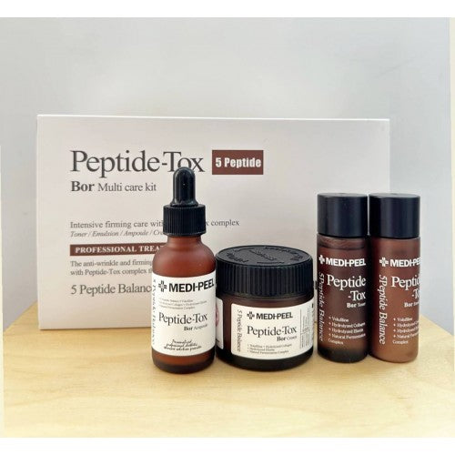 MEDIPEEL Набор для лица с интенсивным лифтинг эффектом Peptide Tox, 4 шт