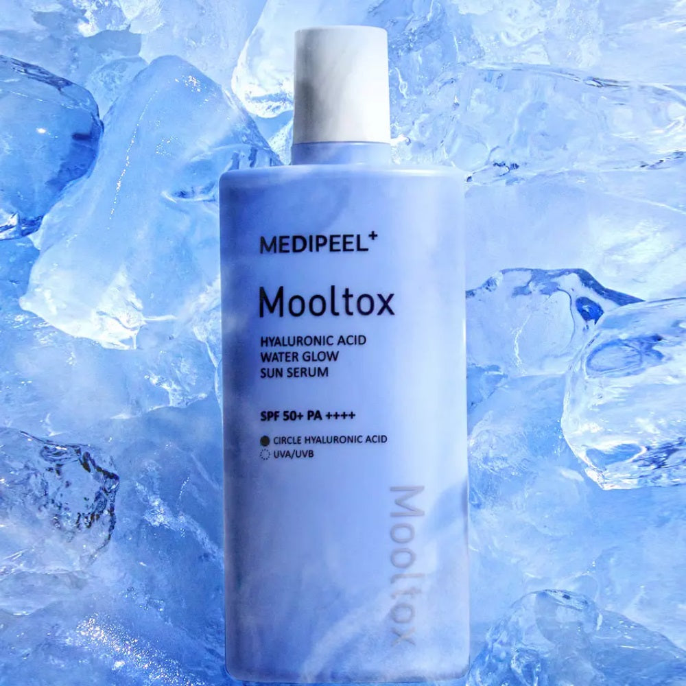 MEDIPEEL Солнцезащитная сыворотка для лица Mooltox Hyaluronic Acid Water Glow SPF50+ PA++++, 52 мл