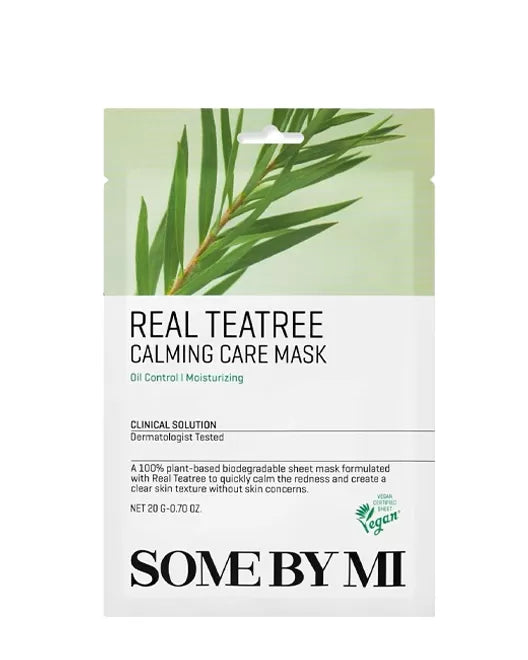 SOME BY MI Успокаивающая тканевая маска Real TeaTree, 1 шт