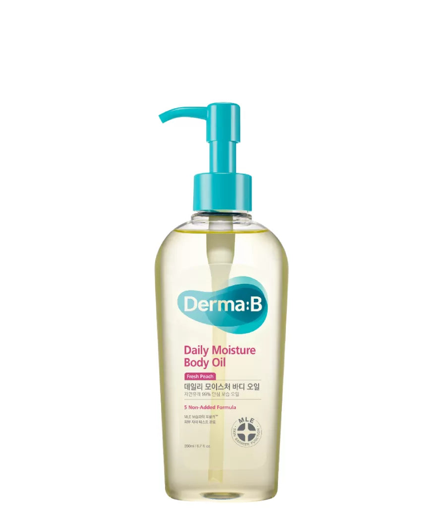 Derma:B Парфюмированное масло для тела Daily Moisture Fresh Peach, 200 мл